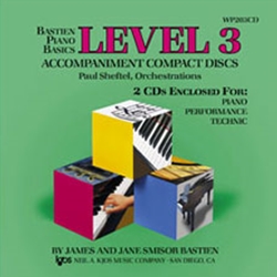 Bastien Piano Basics: Accompaniment CD, Level 3