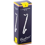 Individual Vandoren Traditional Bass Clarinet Reed Strength 3.0 on display at MusicMasters Tallahassee