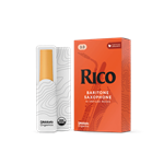 Box of Rico Strength 3 Baritone Saxophone Reeds on display at MusicMasters store in Midtown Tallahassee.