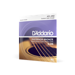 Package of D'Addario EJ26 Phosphor Bronze Custom Light Acoustic Guitar Strings 11-52