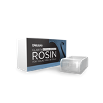 D'Addario Clarity Hypoallergenic Rosin cake in clear protective casing