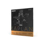D'Addario Kaplan Amo 4/4 scale violin string set packaging and synthetic core strings