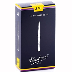 <b>Vandoren Bb Clarinet Reed #3.5</b> -<i> PER REED</i>