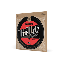 Package of D'Addario EJ45 Pro-Arté Normal Tension Classical Guitar Strings