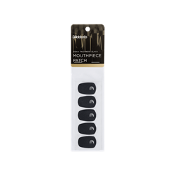 A black Rico RMP01B mouthpiece patch pack for alto saxophone and clarinet mouthpieces, available at MusicMasters store in Tallahassee.