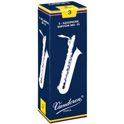 <b>Vandoren Baritone Sax Reed #3</b> -<i> PER REED</i>