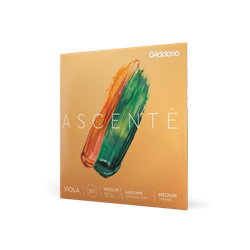 D'Addario Ascenté 15"-16" viola string set packaging and synthetic core strings