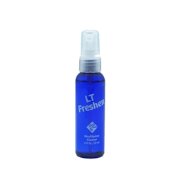 2 oz bottle of LT Freshen Spray by Lung Trainers for instrument cleaning